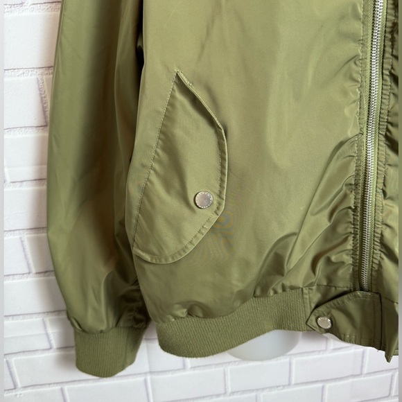 French Connection Olive green bomber jacket/size XL - Picture 5 of 12